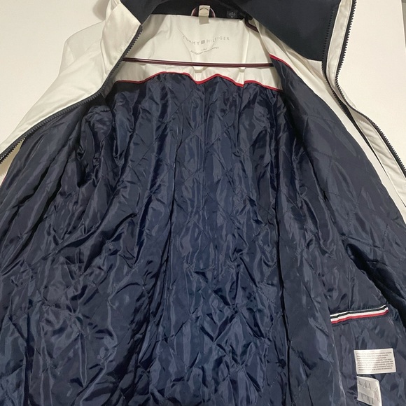 White Tommy Hilfiger Systems Jacket Shell Only M - Picture 8 of 14